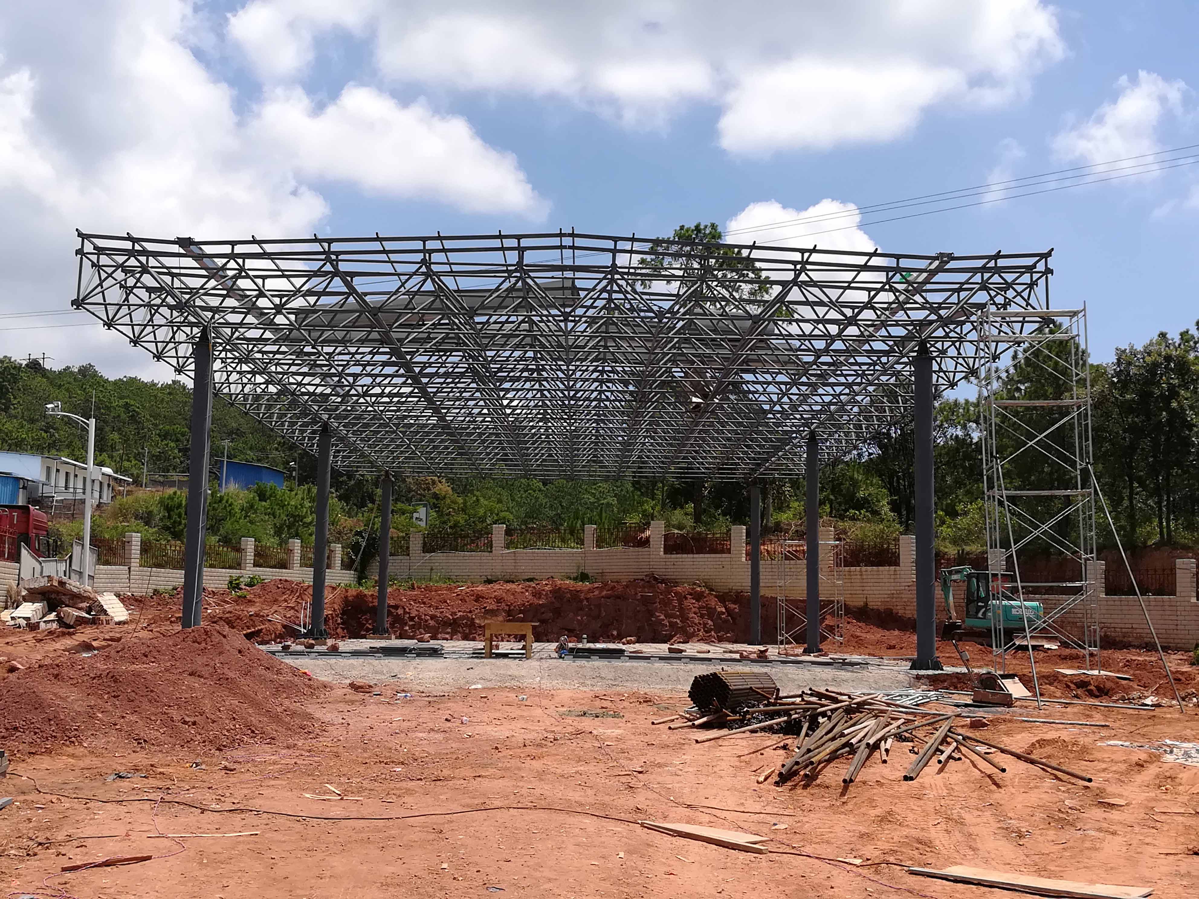 亳州加油站网架屋面