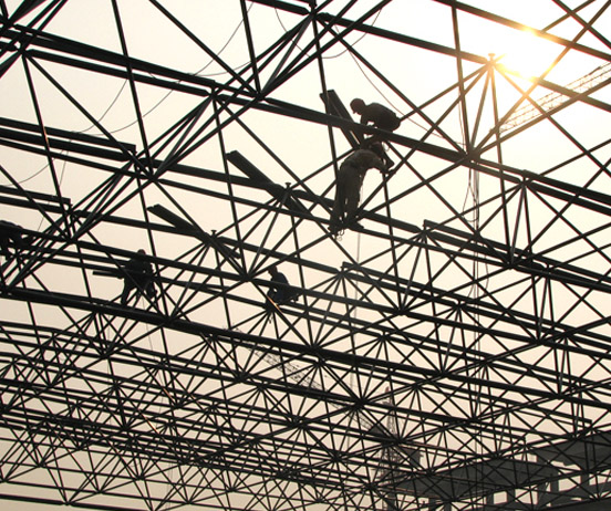 亳州厂房网架安装